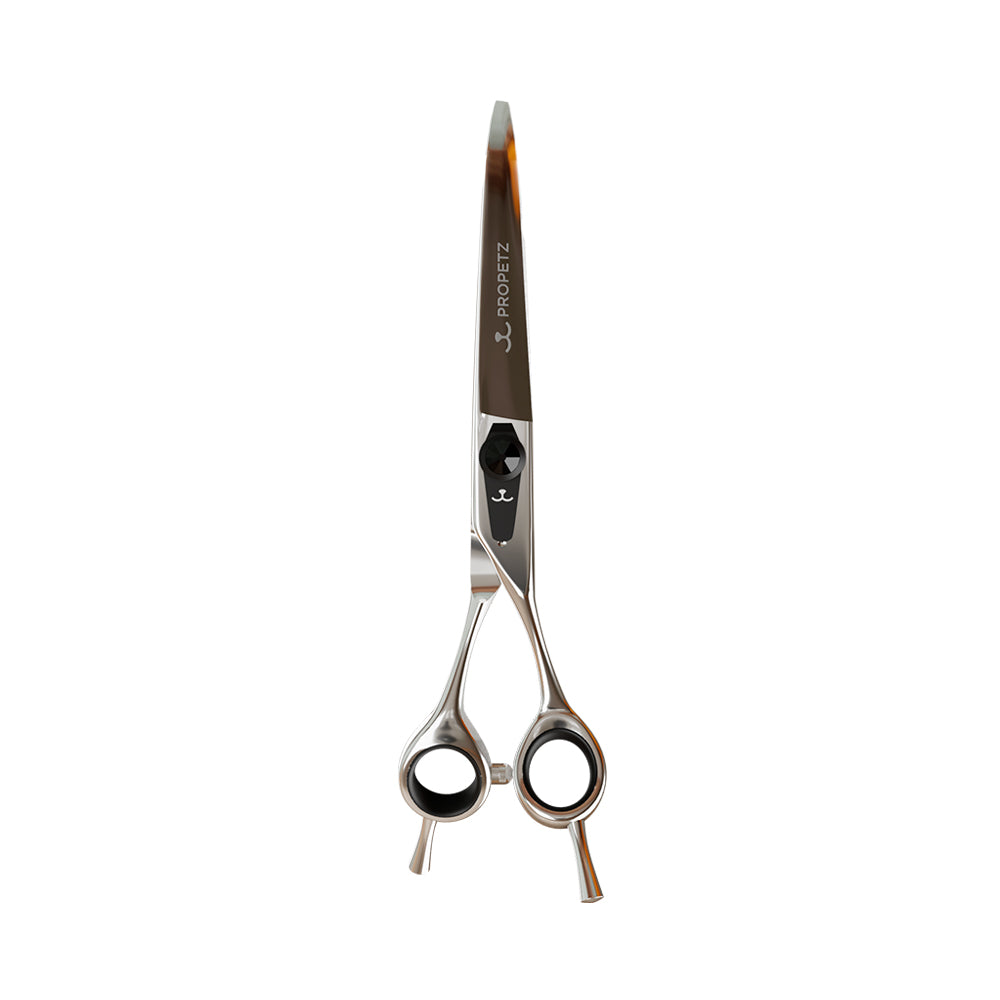 Tesoura para Tosa Profissional Curva Chrome 440C 7” PREMIUM – PROPETZ