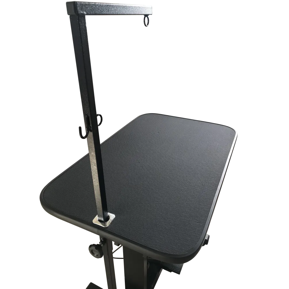 Mesa De Tosa Pneumática Com Regulagem De Altura - 80X50CM | Preta | Plenitude