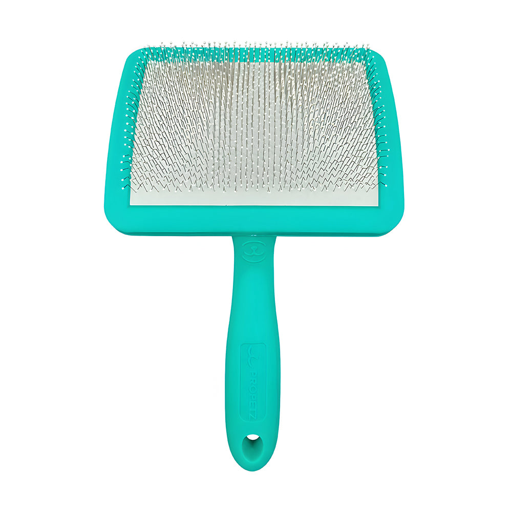 Rasqueadeira Curva C/Bolinha Grande Azul Propetz