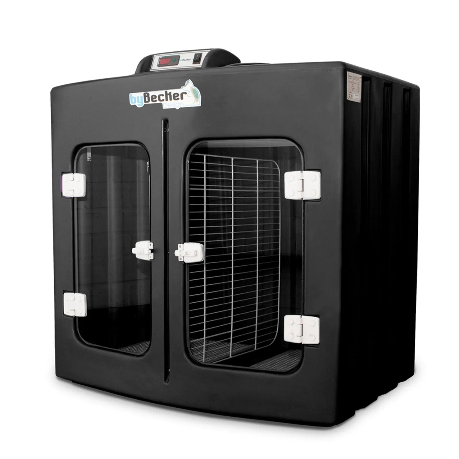 Máquina De Secar Animais Com Rodinhas Bybecker - Spa Pet Preta