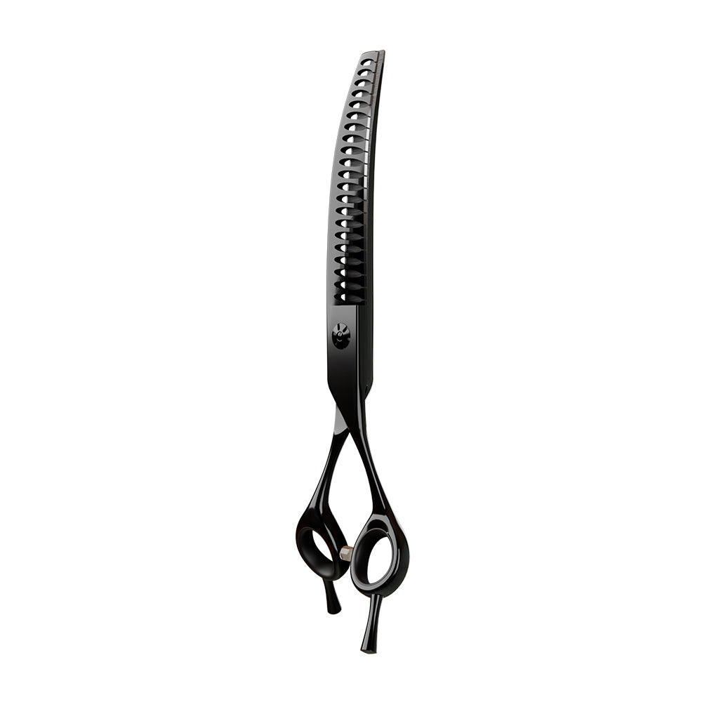 Tesoura Para Tosa Profissional Tubarão Curva 440c 7.5” Super Premium – Propetz