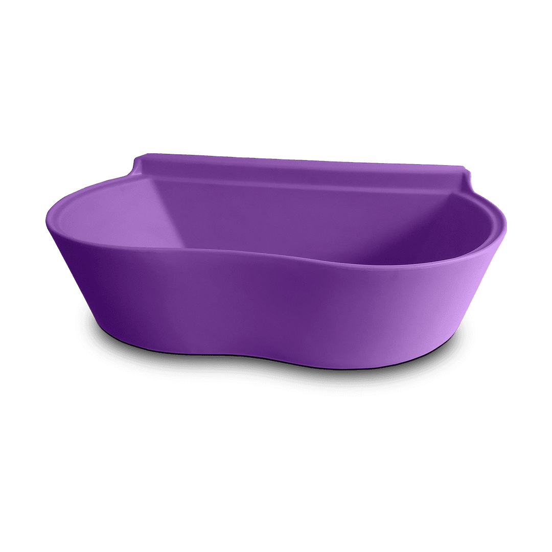 Banheira Rotomoldada Para Banho E Tosa Bybecker Com Suporte - Roxo