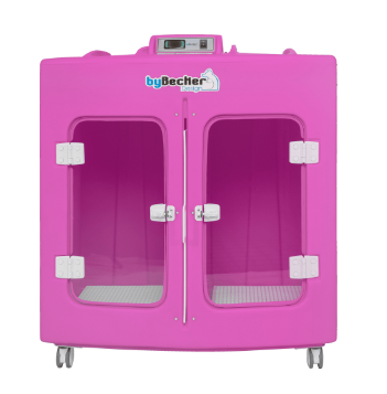Máquina De Secar Animais Com Rodinhas Bybecker - Spa Pet Rosa