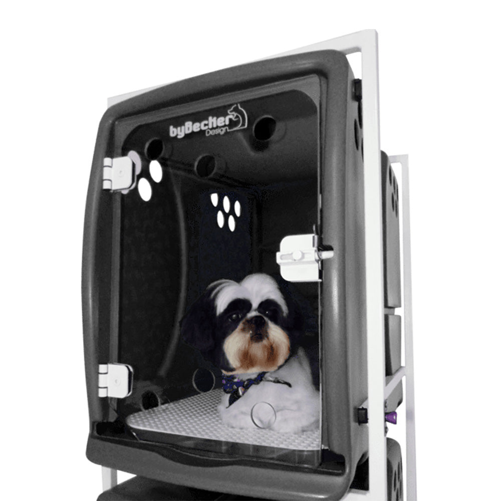 Canil Rotomoldado Pequeno Bybecker - Preto (Modulo)