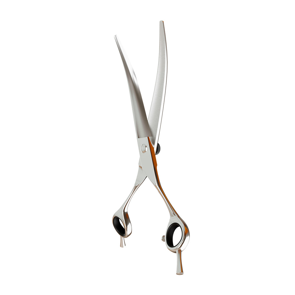 Tesoura para Tosa Profissional Curva Chrome 440C 7.5” Premium – Propetz