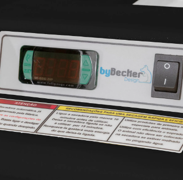 Máquina De Secar Animais Com Rodinhas Bybecker - Spa Pet Preta