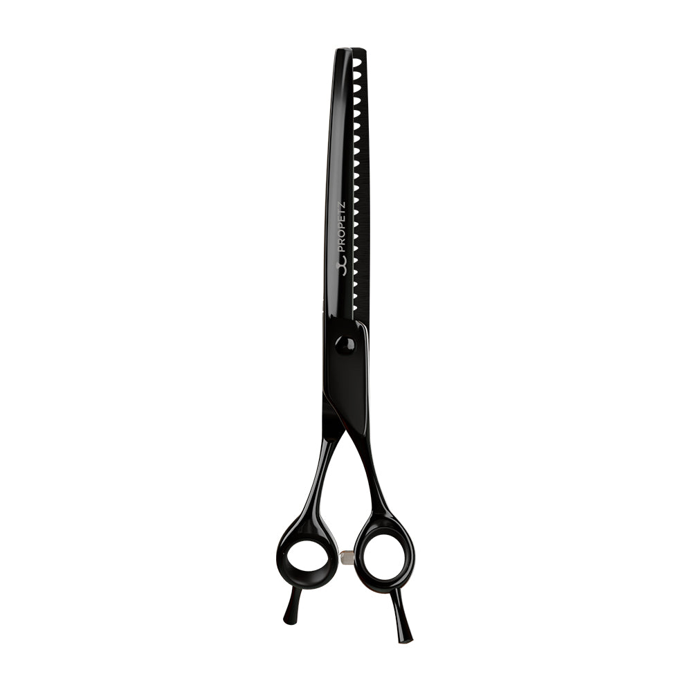 Tesoura Para Tosa Profissional Tubarão Curva 440c 7.5” Super Premium – Propetz