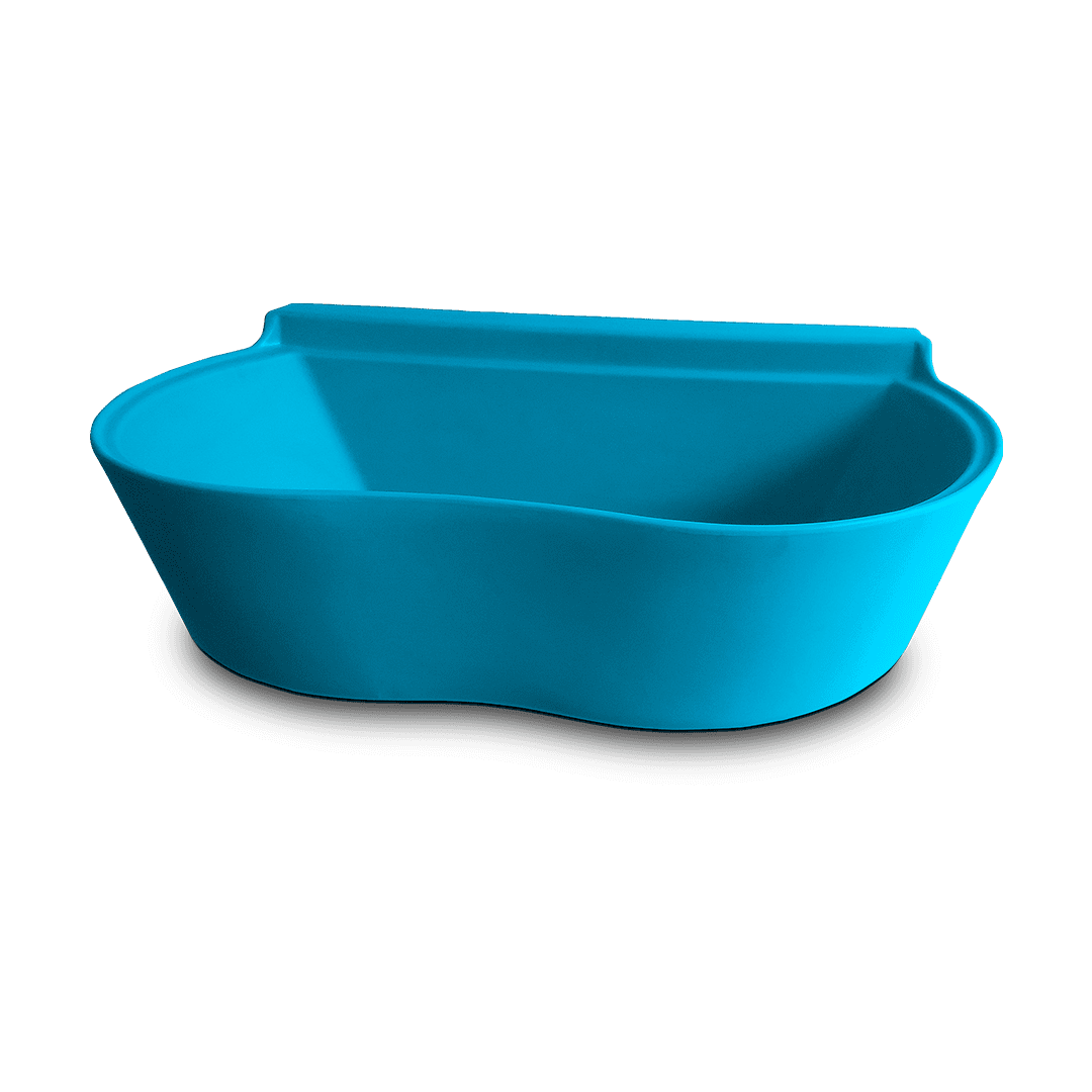 Banheira Rotomoldada Para Banho E Tosa Bybecker Com Suporte - Azul