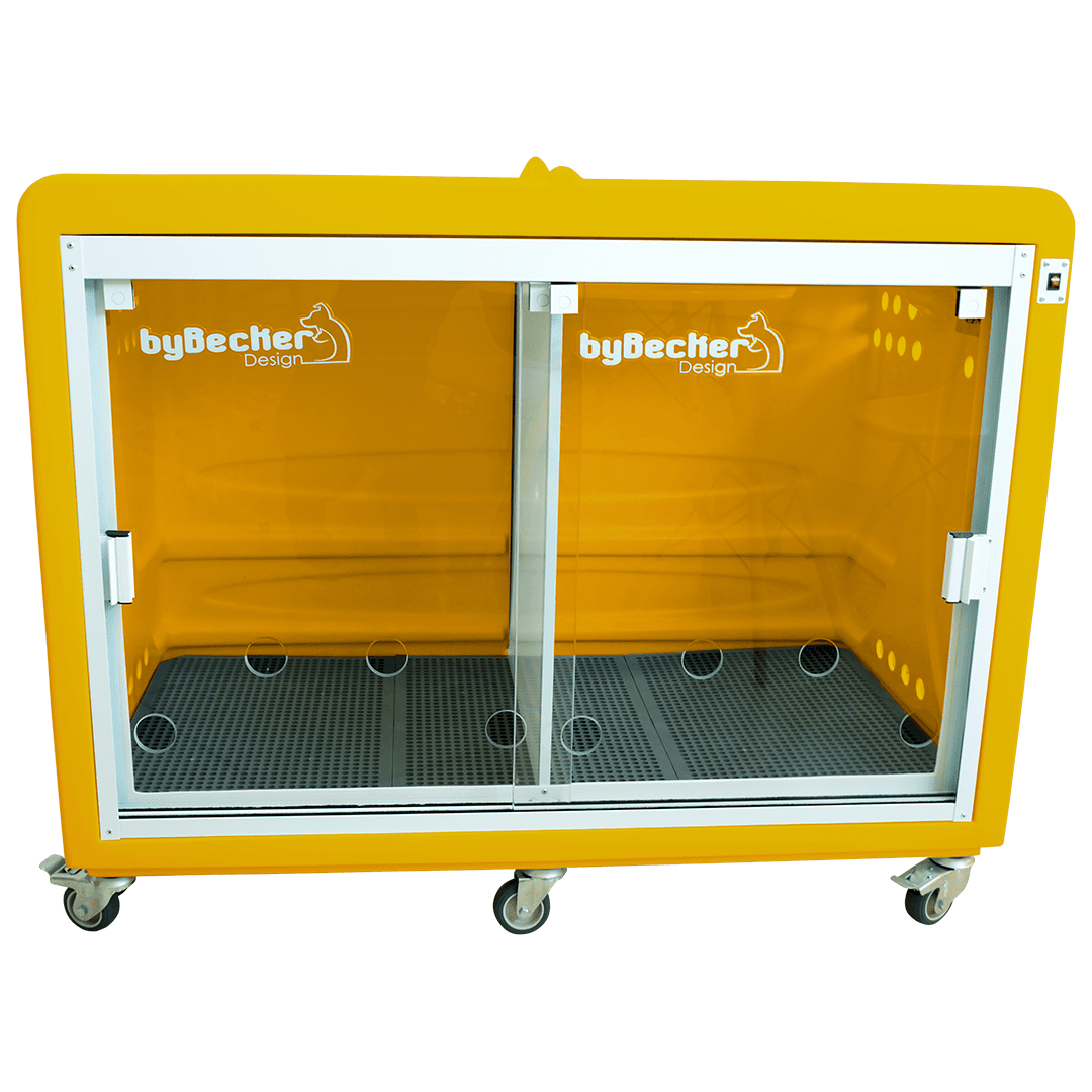 Canil Para Cães De Porte Grande Bybecker - Amarelo