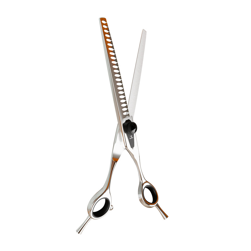 Tesoura Para Tosa Profissional Tubarão Chrome 440c 7” Premium – Propetz