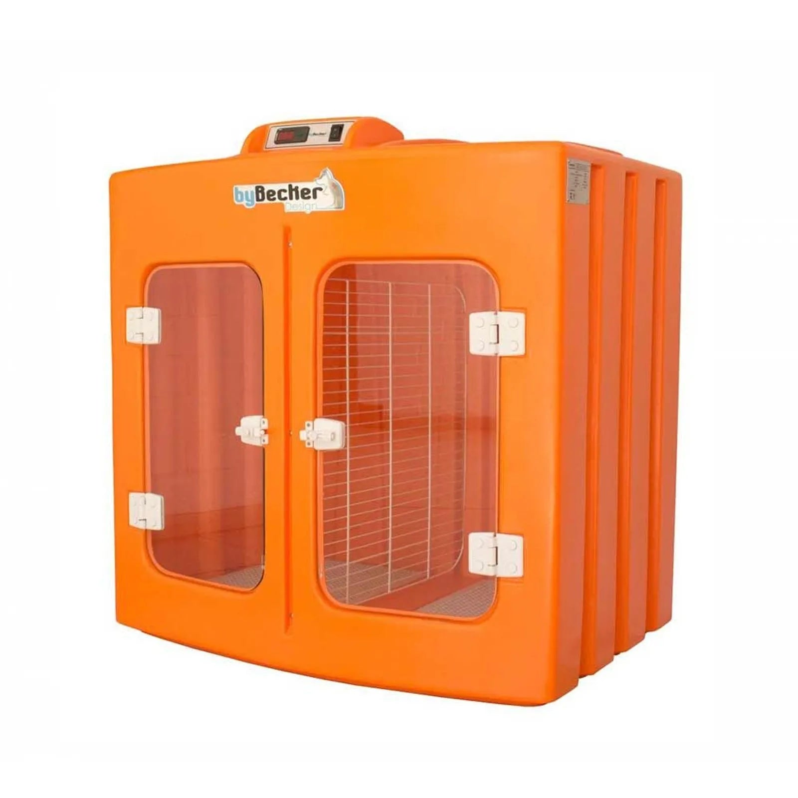Máquina De Secar Animais Com Rodinhas Bybecker - Spa Pet Laranja
