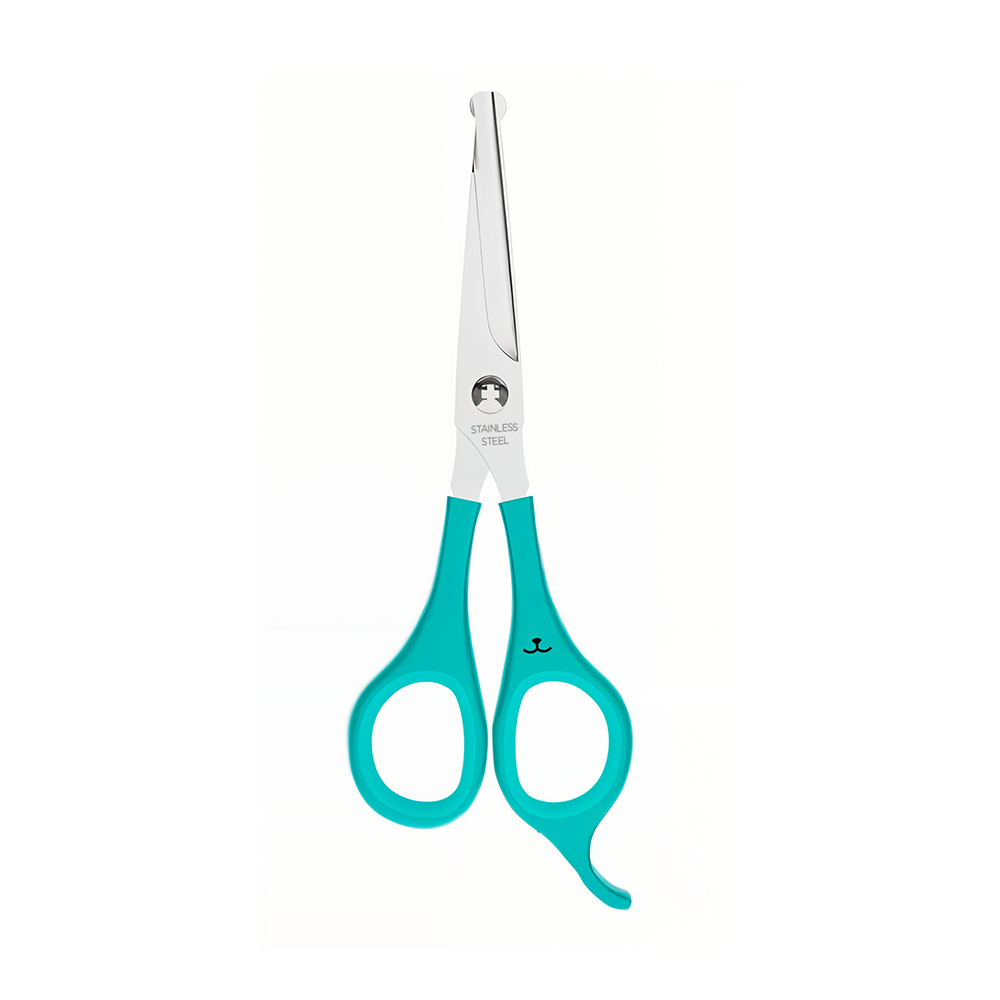 Tesoura Laser Ponta Protegida Reta 6 Azul Propetz