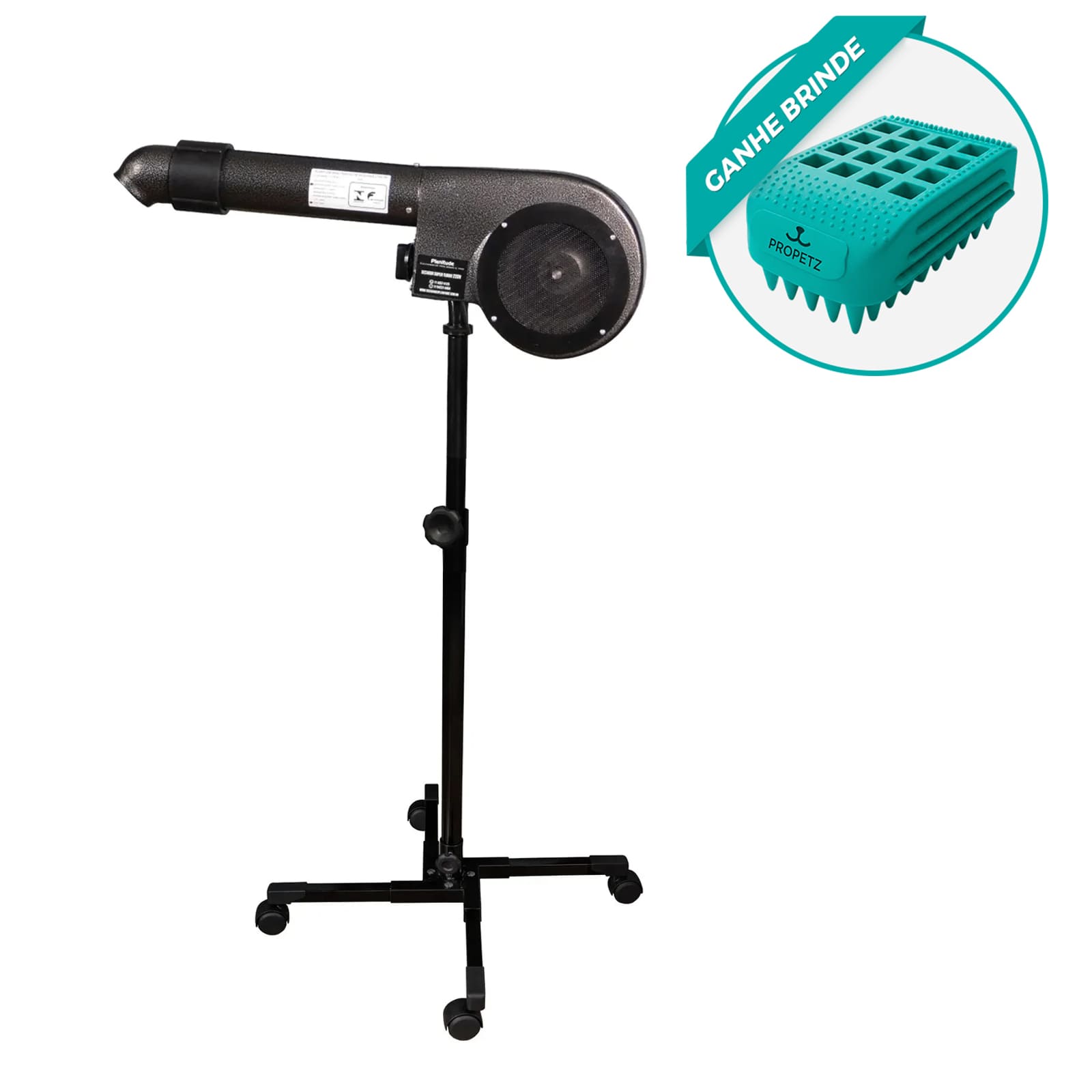 Secador 03 Temperaturas Super Turbo Plenitude - Cinza - 220v