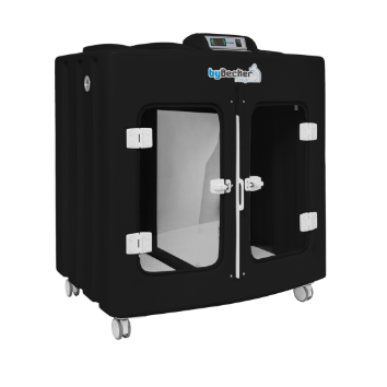 Máquina De Secar Animais Com Rodinhas Bybecker - Spa Pet Preta