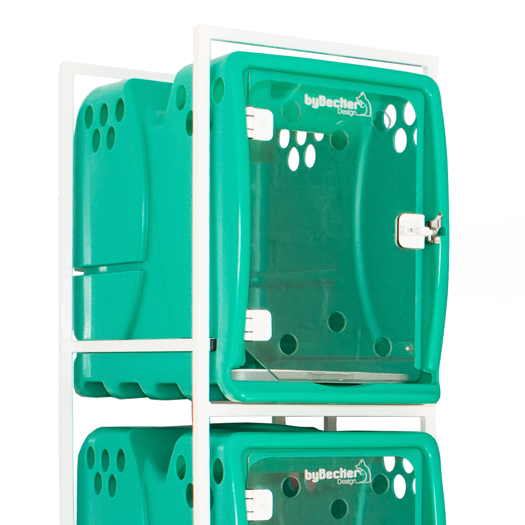 Canil Rotomoldado Pequeno Bybecker - Verde 212 (Modulo)