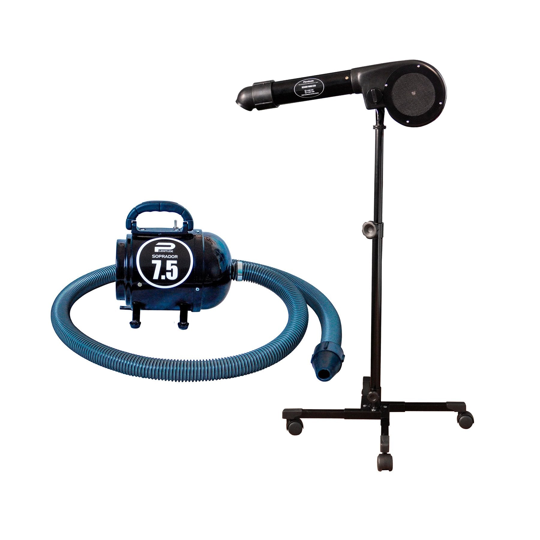 Secador Turbo Plenitude + Soprador 1200W 7.5 Plenitude - Preto - 220V