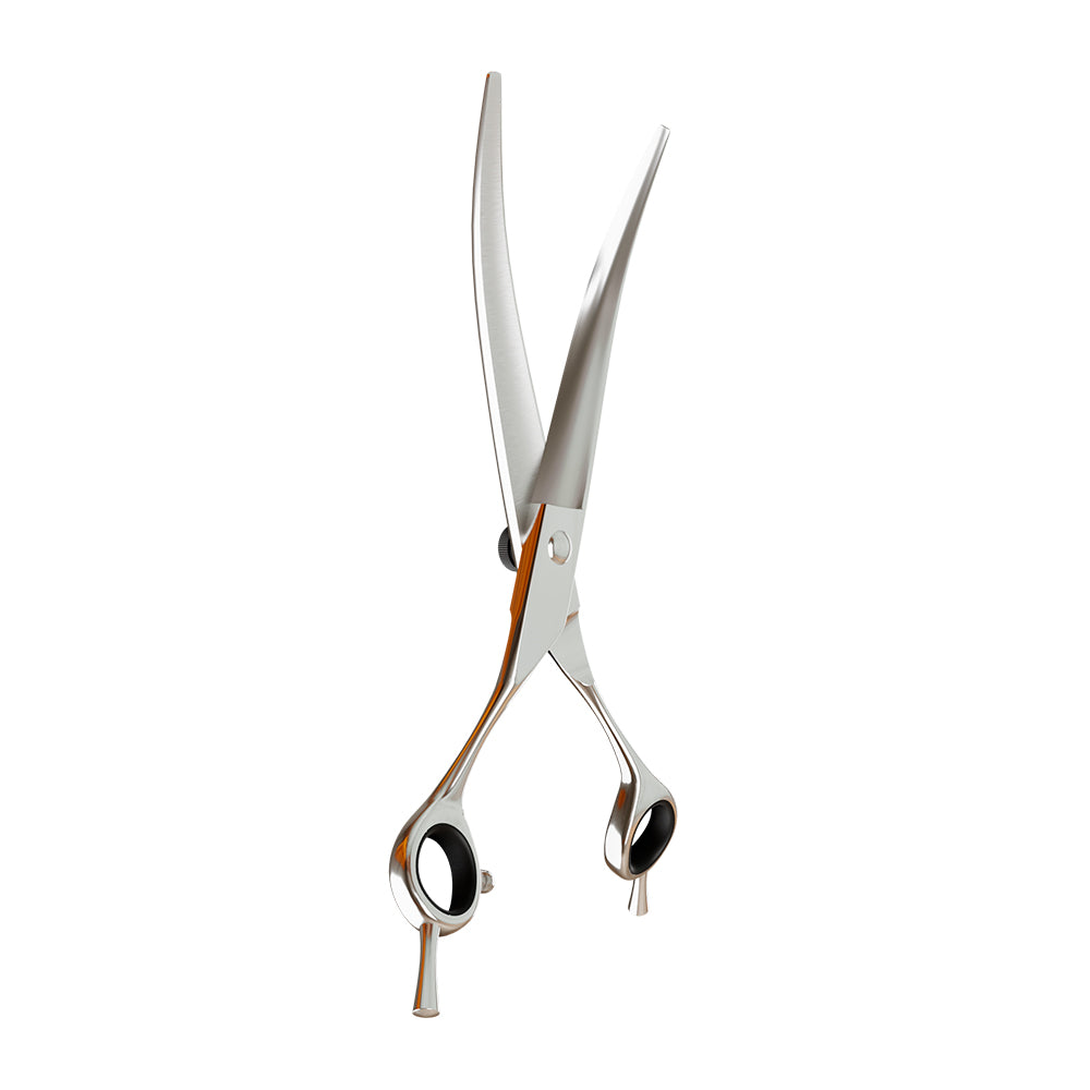 Tesoura Para Tosa Profissional Canhoto Curva Chrome 440c 7.5” Premium – Propetz
