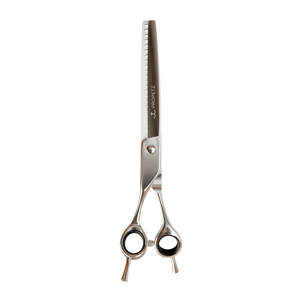 Tesoura Para Tosa Profissional Canhoto Tubarão Gran Piano Chrome 440c 7.5” Premium – Propetz