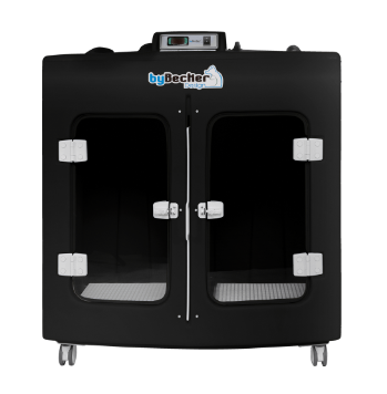 Máquina De Secar Animais Com Rodinhas Bybecker - Spa Pet Preta