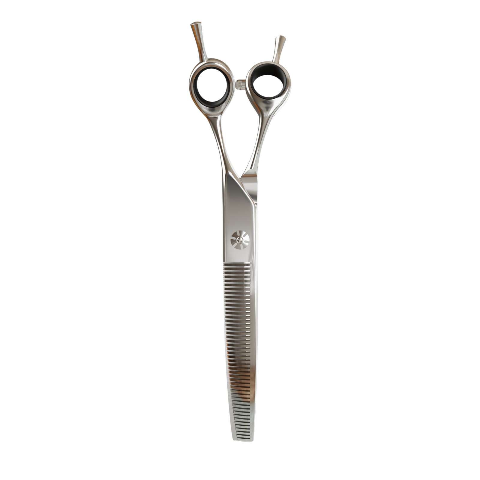 Kit Todas As Tesouras Para Tosa Modelos Chrome Premium Propetz 7.5" + Estojo 10 Tesouras