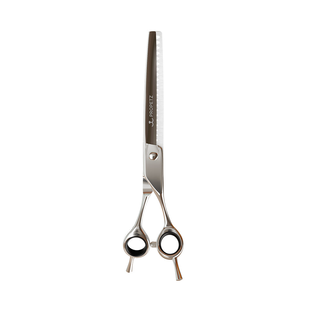 Tesoura Para Tosa Profissional Tubarão Curva Chrome 440c 7” Premium – Propetz