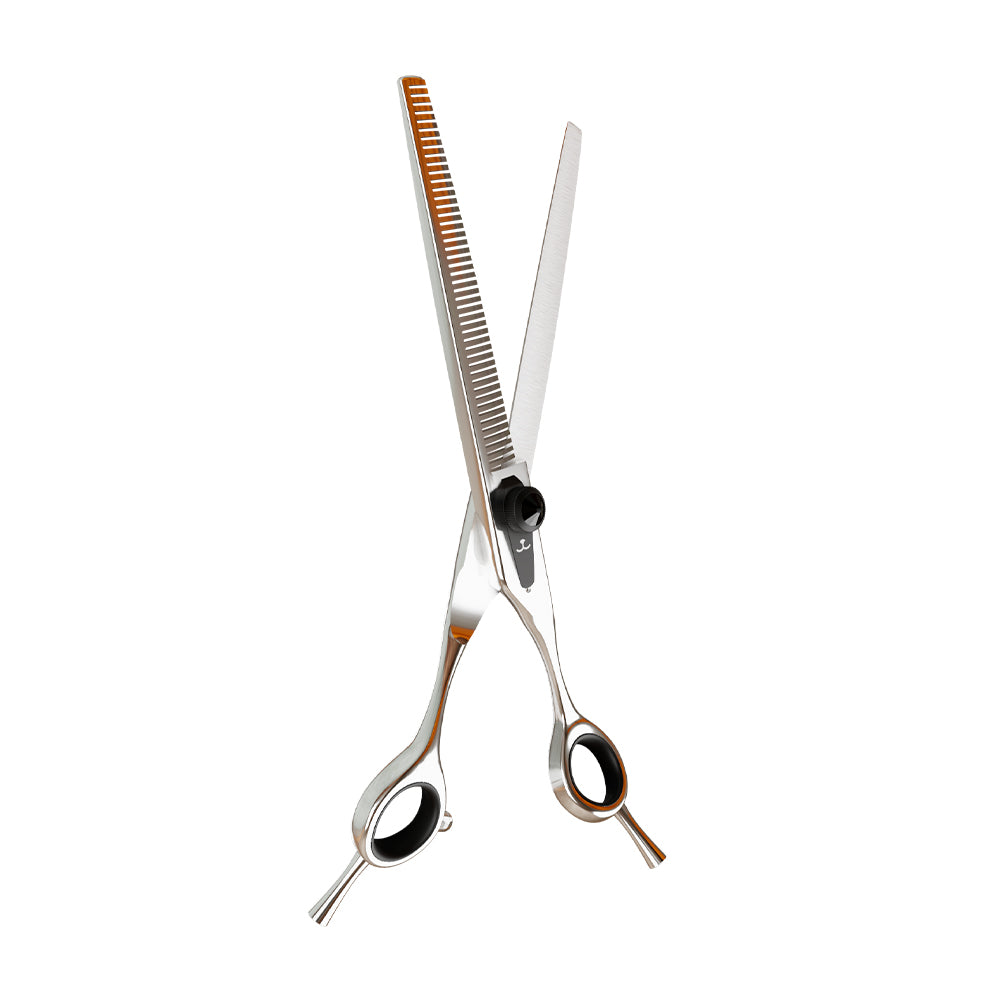 Tesoura Para Tosa Profissional Semi-Dentada Chrome 440c 7” Premium – Propetz