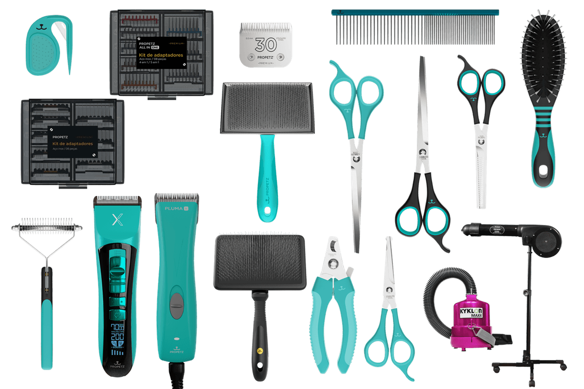 Kit Banho e Tosa Básico Groomer Iniciante