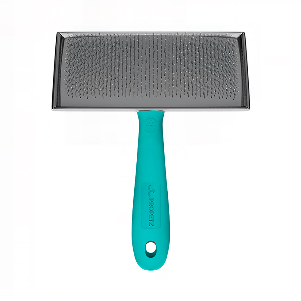 Rasqueadeira Reta C/Bolinha Média Azul Propetz