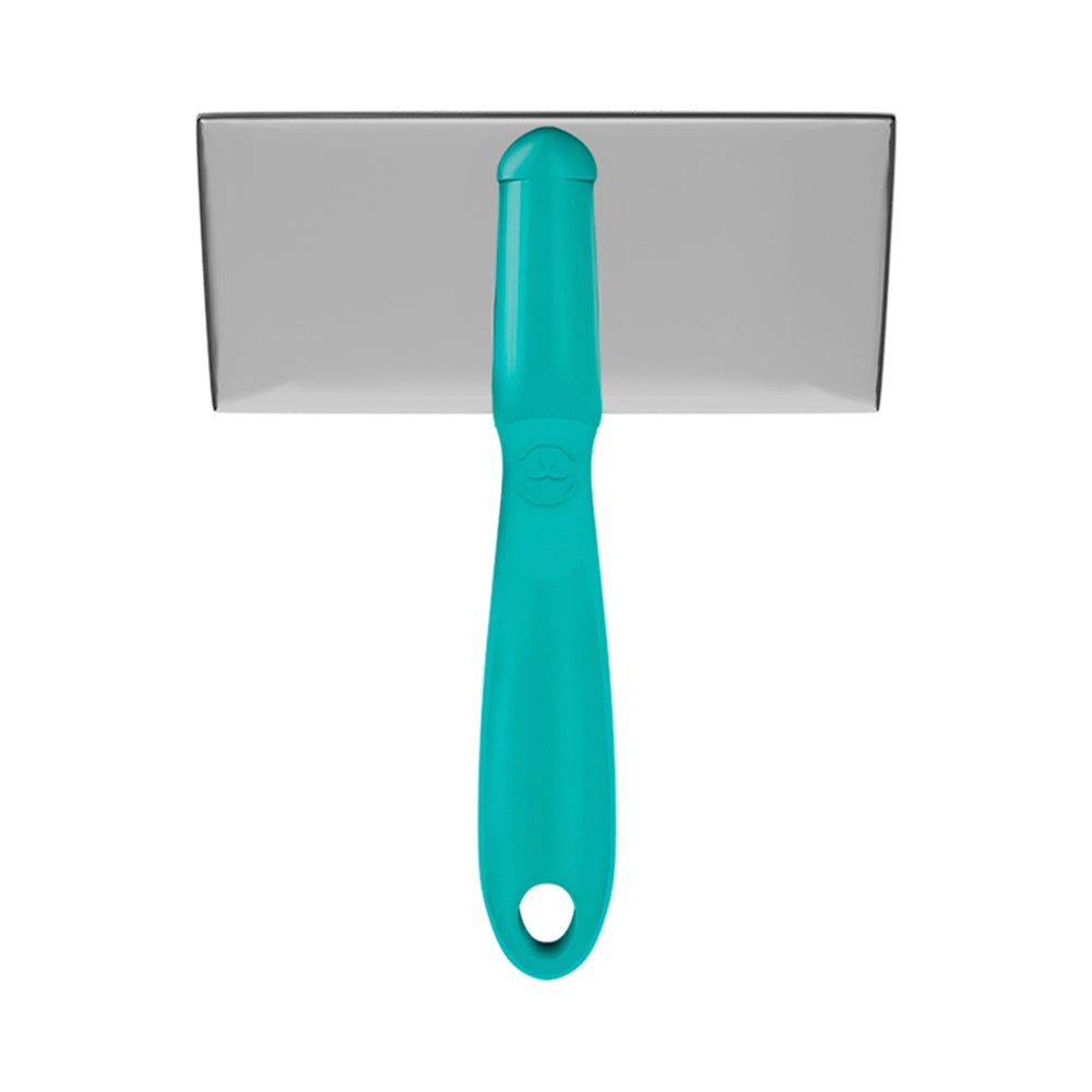 Rasqueadeira Reta C/Bolinha Média Azul Propetz