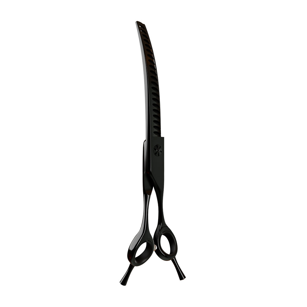 Tesoura Para Tosa Profissional Tubarão Curva 440c 7.5” Super Premium – Propetz