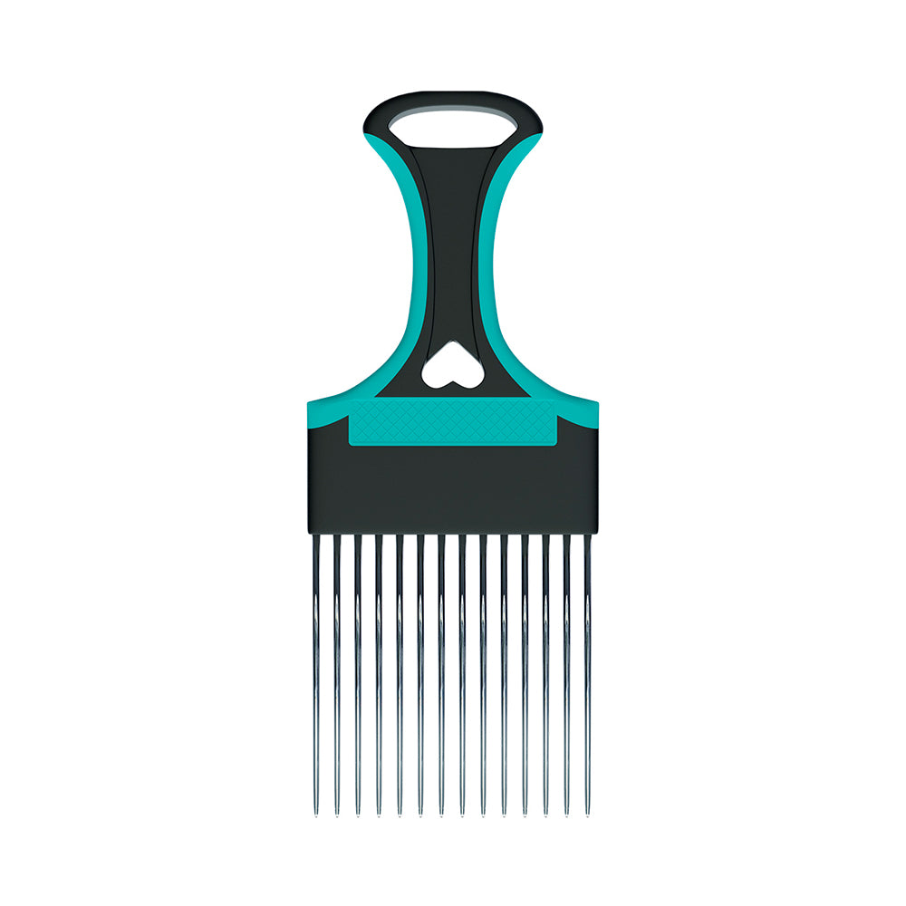 Pente Penteado P/Topete Azul Propetz