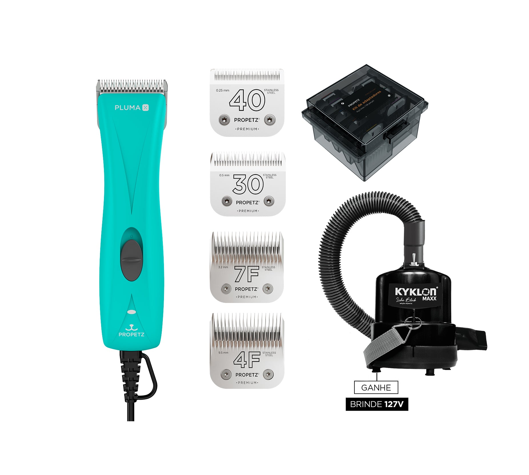 Kit Tosa Profissional Propetz 127V