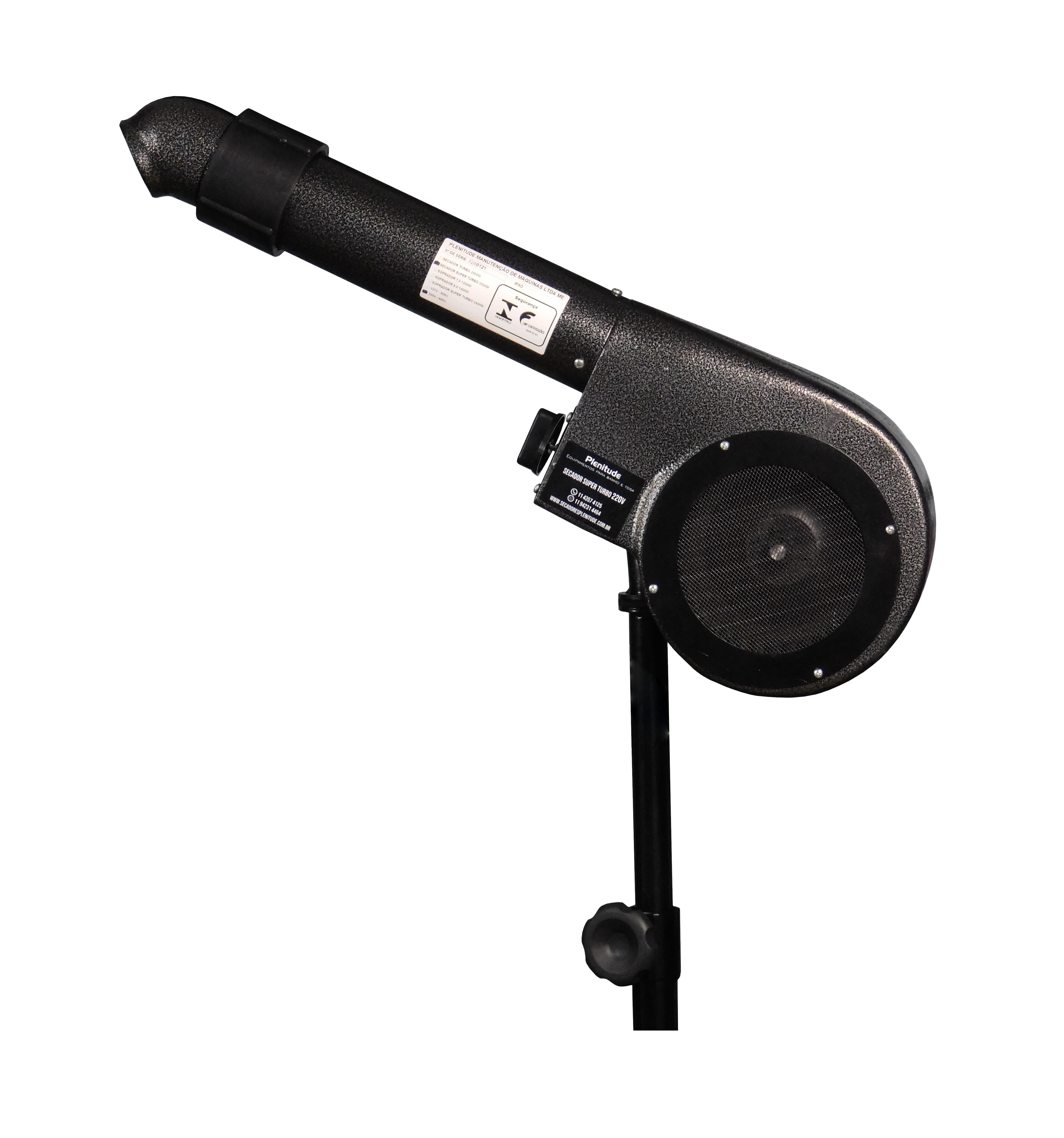 Secador 03 Temperaturas Super Turbo Plenitude - Cinza - 220v