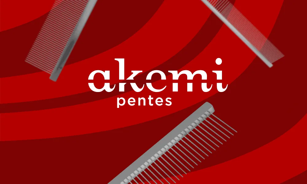 Pente Pet Akemi: design japonês exclusivo