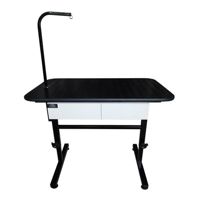 Mesa De Tosa Com Regulagem De Altura, Gavetas E Girafa 110CM Preto - Plenitude