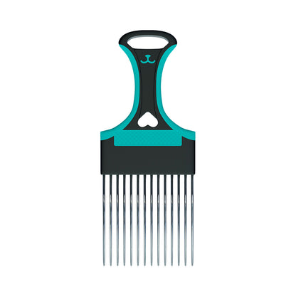 Pente Penteado P/Topete Azul Propetz