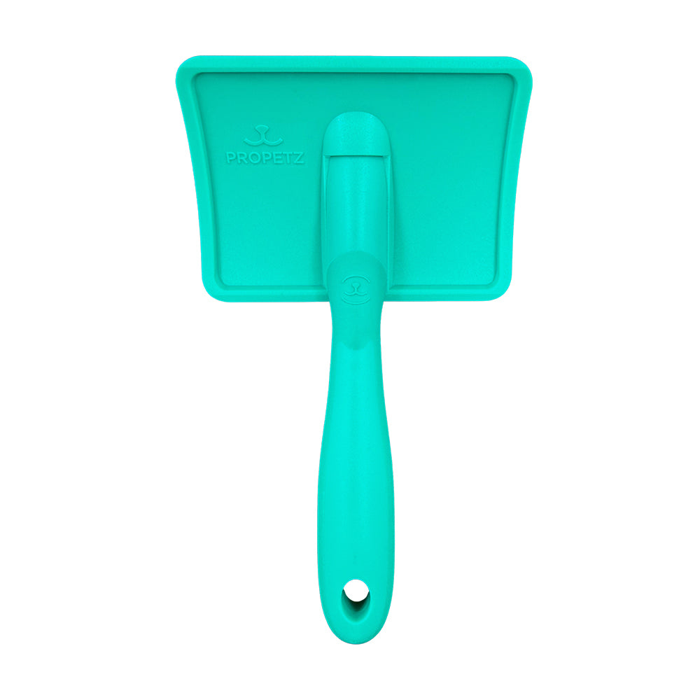 Rasqueadeira Curva C/Bolinha Grande Azul Propetz