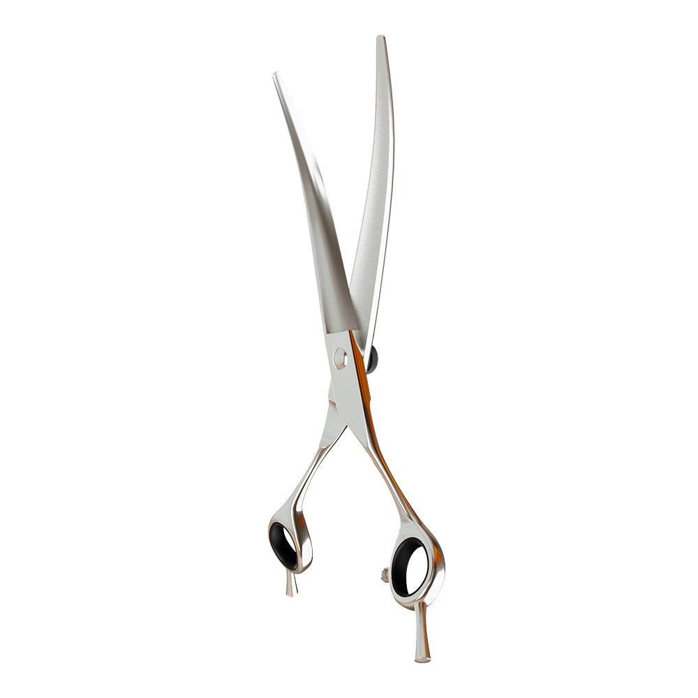 Tesoura para Tosa Profissional Curva Chrome 440C 8.5” Premium – Propetz