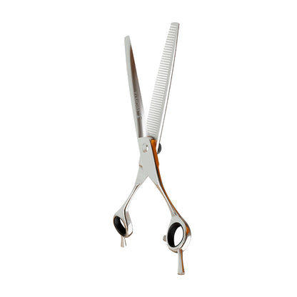 Tesoura Para Tosa Profissional Semi-Dentada Chrome 440c 7” Premium – Propetz