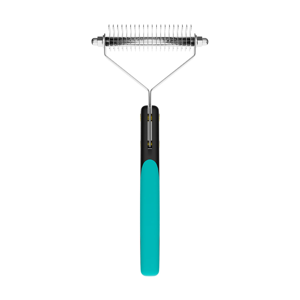 Rake Subpelo 20 Dentes Pelos Curtos Azul Propetz