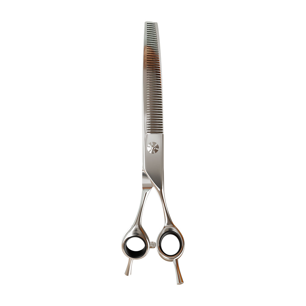 Tesoura Para Tosa Profissional Semi-Dentada Curva Chrome 440c 7.5” Premium – Propetz