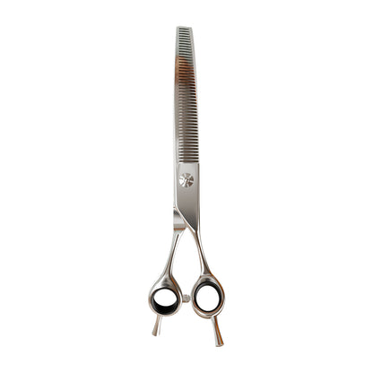Tesoura Para Tosa Profissional Semi-Dentada Curva Chrome 440c 7.5” Premium – Propetz