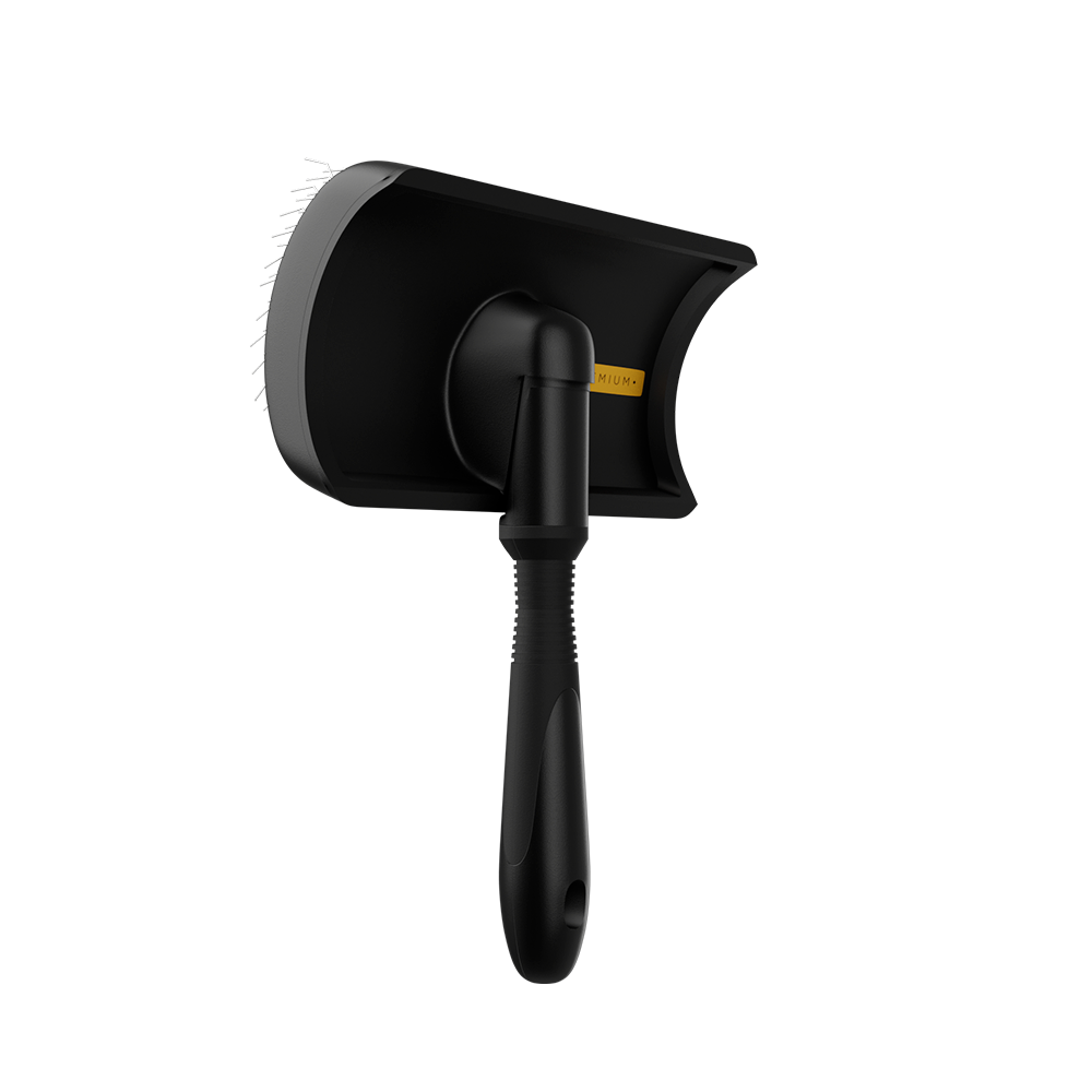 Rasqueadeira Média Curva De Pinos Longos E Macios Premium Propetz