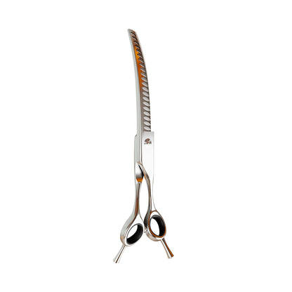 Tesoura Para Tosa Profissional Tubarão Curva Chrome 440c 7” Premium – Propetz