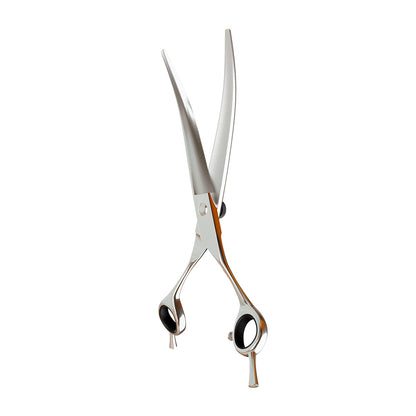 Tesoura para Tosa Profissional Curva Chrome 440C 7.5” Premium – Propetz