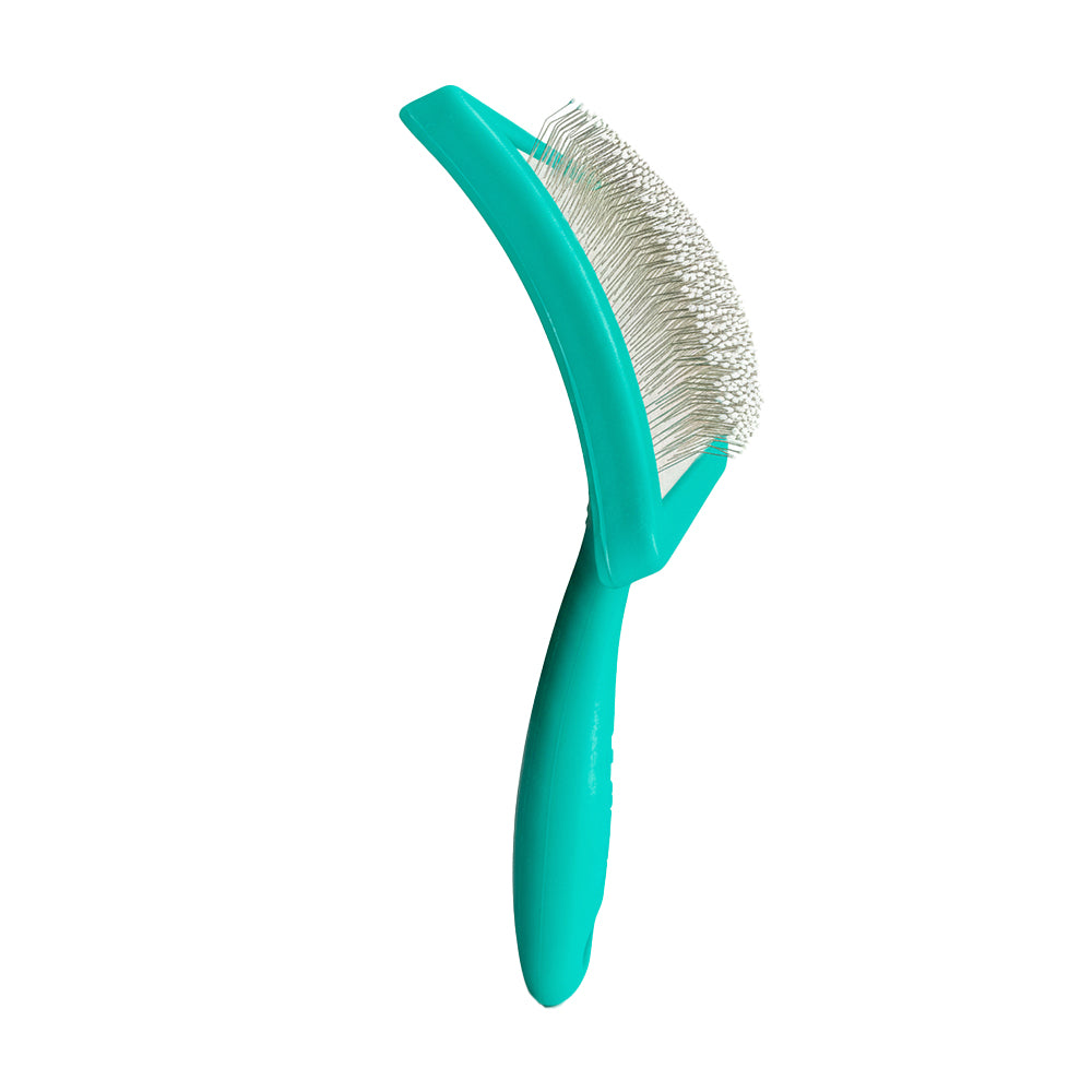 Rasqueadeira Curva C/Bolinha Grande Azul Propetz