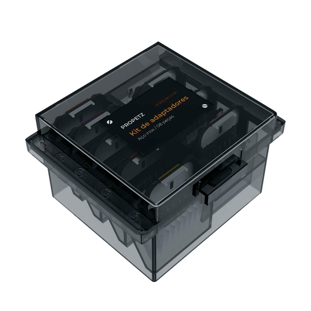 Kit De Adaptadores De Aço Inox 08 Peças Propetz