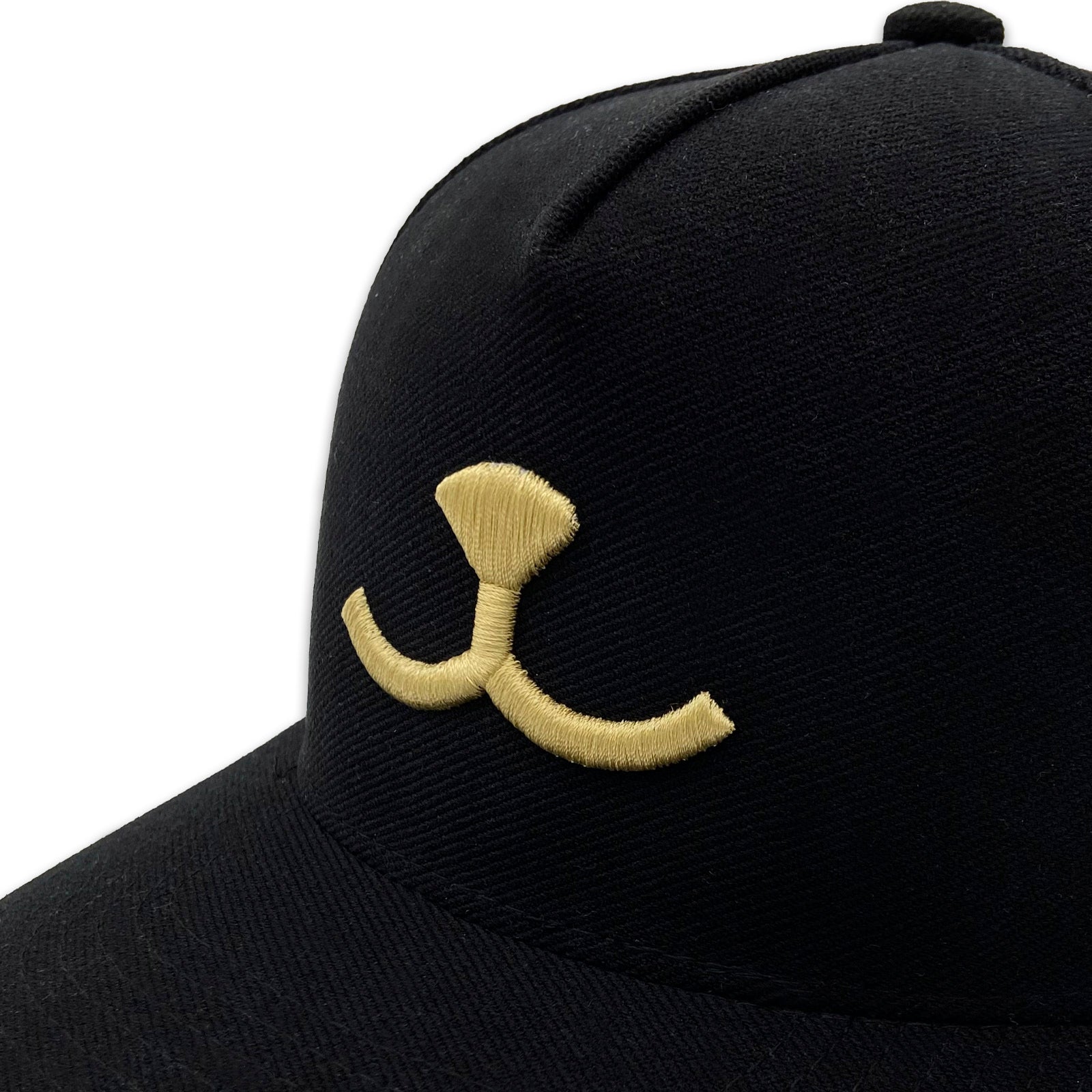 Boné Preto Bordado Dourado Propetz