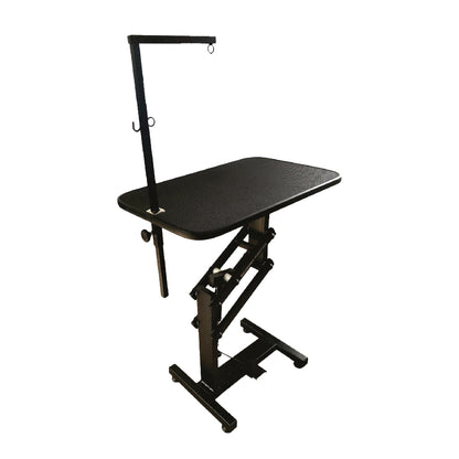 Mesa De Tosa Pneumática Com Regulagem De Altura - 80X50CM | Preta | Plenitude