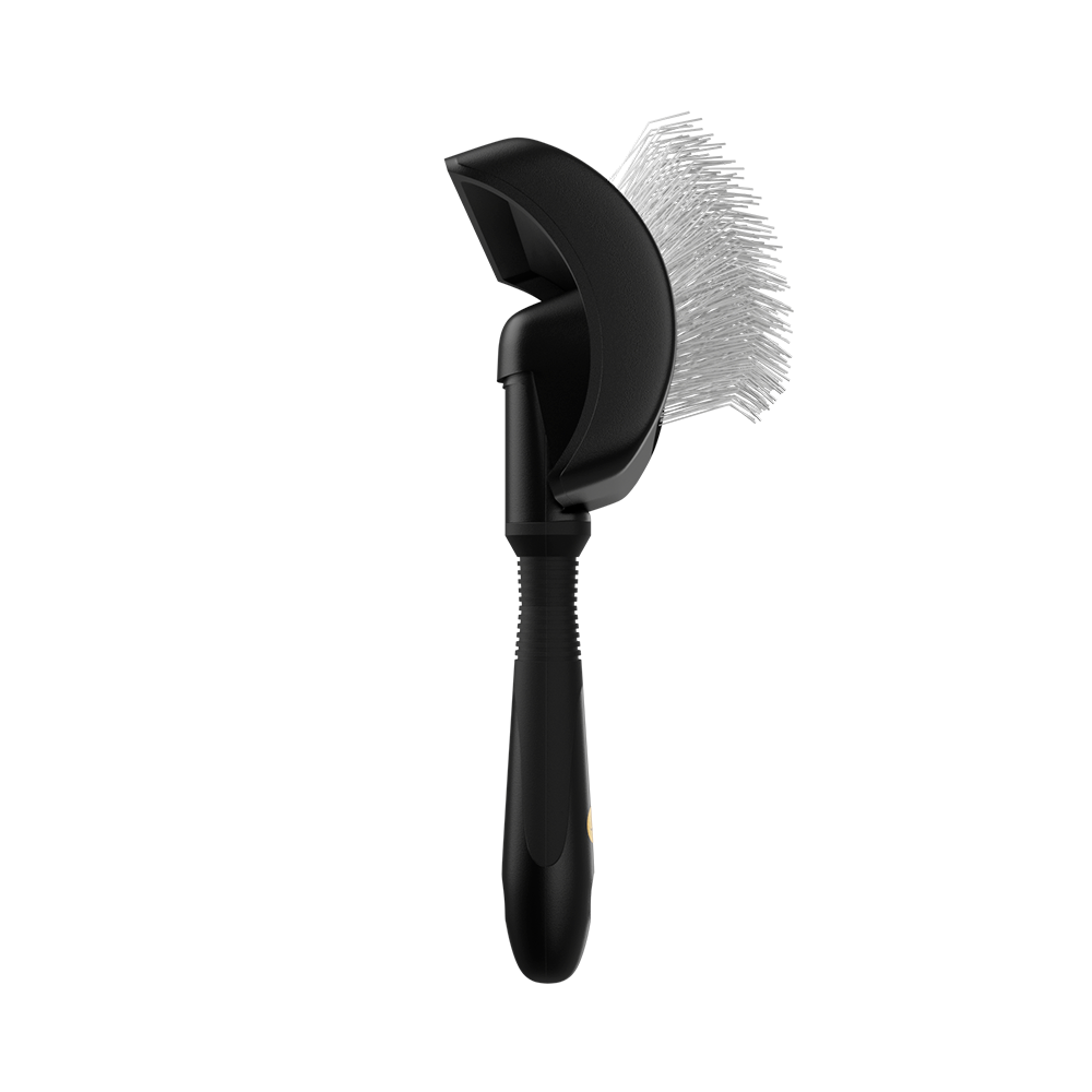 Rasqueadeira Média Curva De Pinos Longos E Macios Premium Propetz